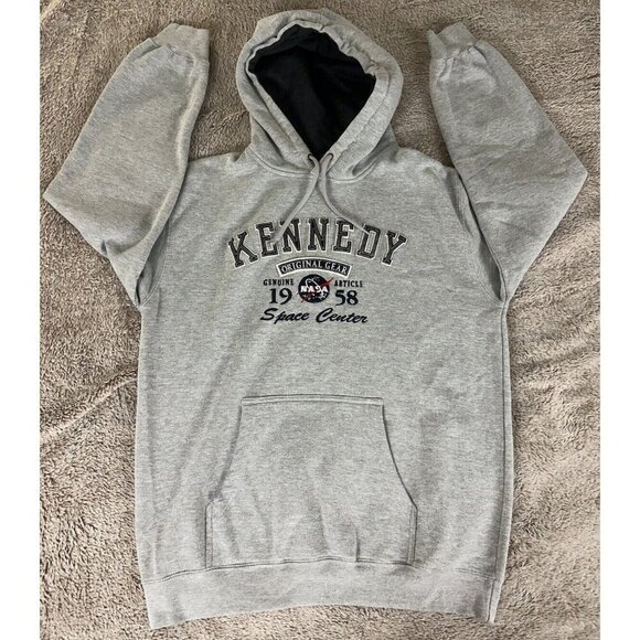 Prairie Mountain Kennedy Space Center NASA Genuine Issue Hoodie Grey Sz XL - Picture 7 of 16